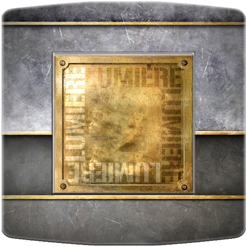 Interrupteur décoré smart métal