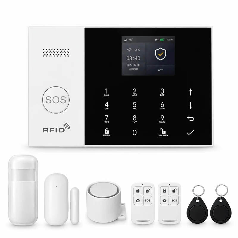 SENTINELLE™ Kit Alarme Maison 4G WiFi Sans Abonnement