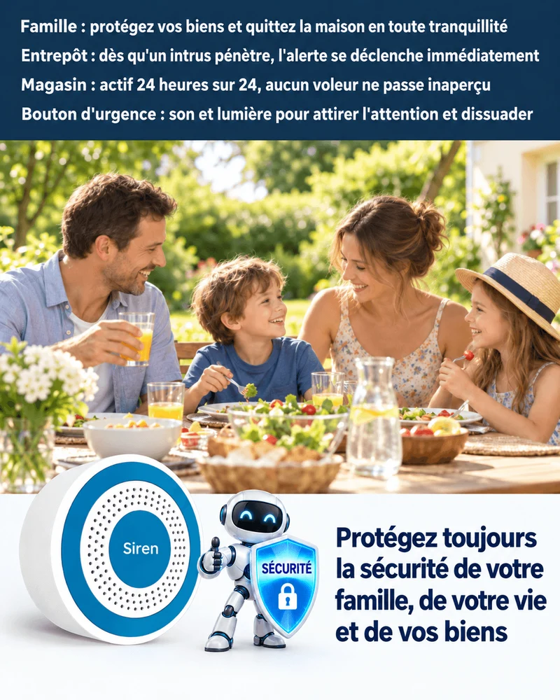 Sirène Intérieure 90 dB