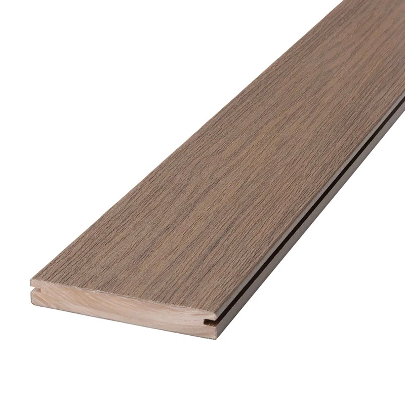 Planche de composite rainuré Voyage Khaya, 7/8" x 5-1/2" x 16'