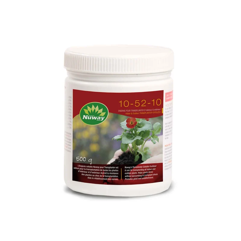 Engrais solubre d'intérieur et d'extérieur pour transplanter 10-52-10, 500 g
