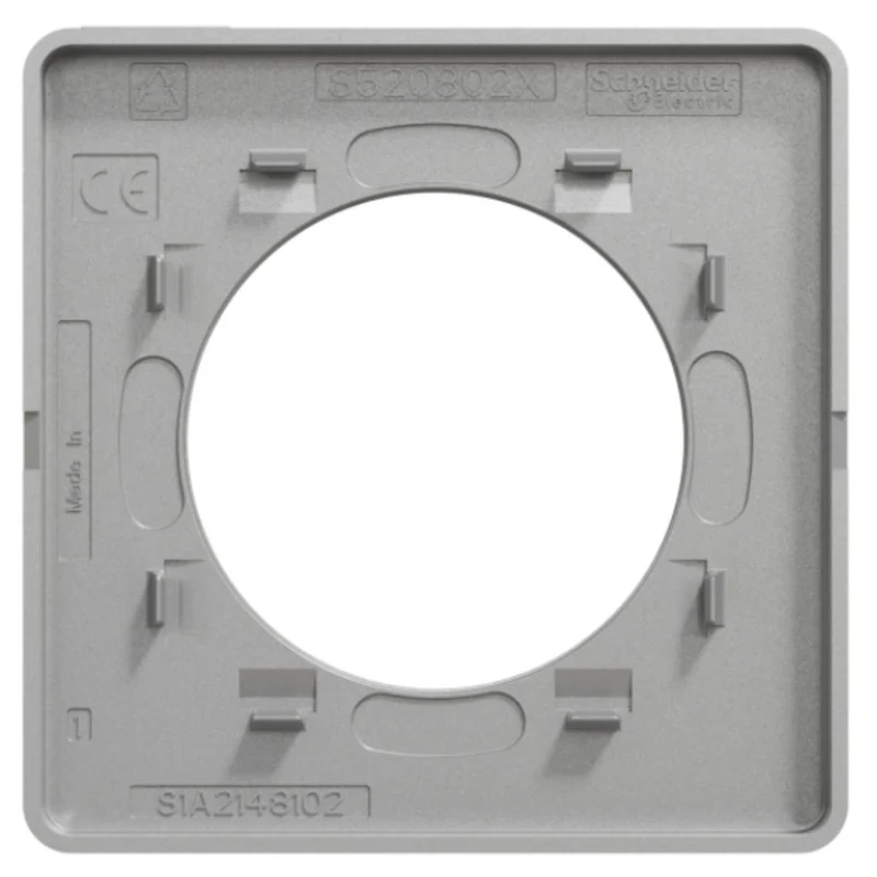 Plaque déco 1 poste - Odace Touch - Schneider