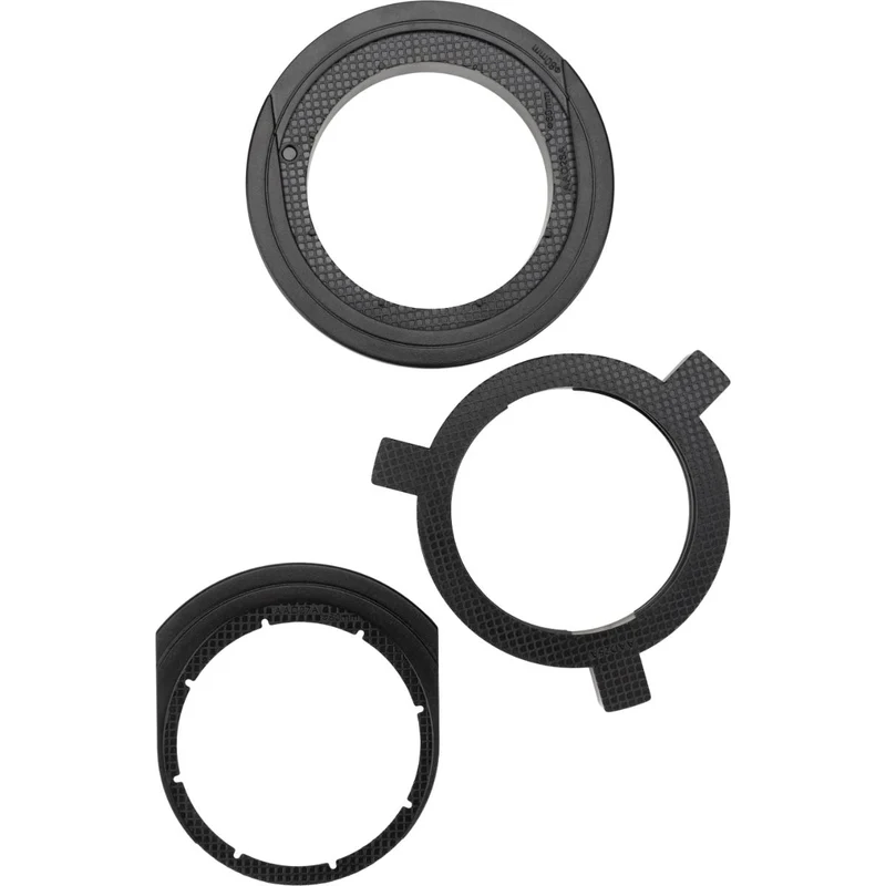 Kit de 3 bagues d'adaptation blocs encastrés Ø60/80mm - Otio