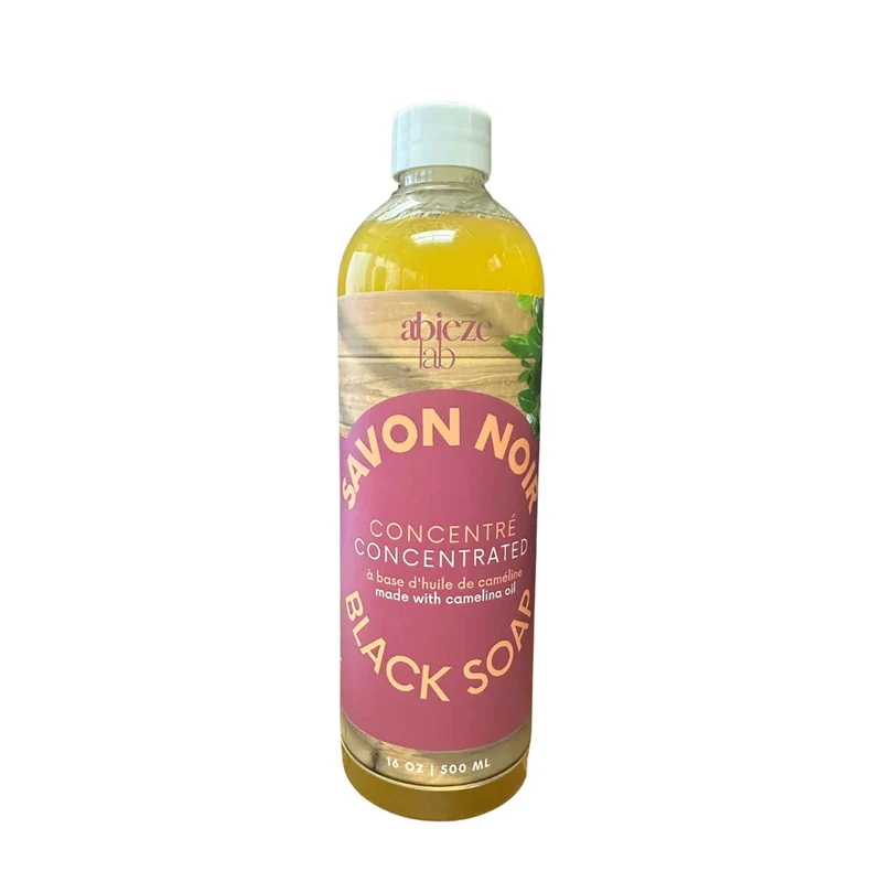 Savon noir concentré à base d’huile de caméline, 500 ml