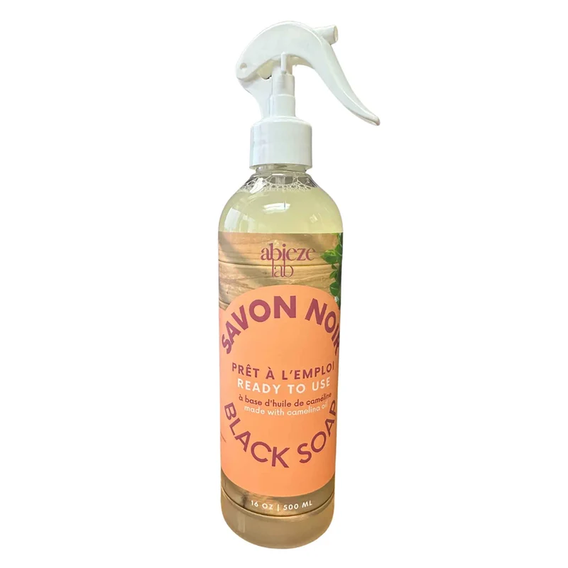 Savon noir à base d’huile de caméline prêt à l’emploi, 500 ml