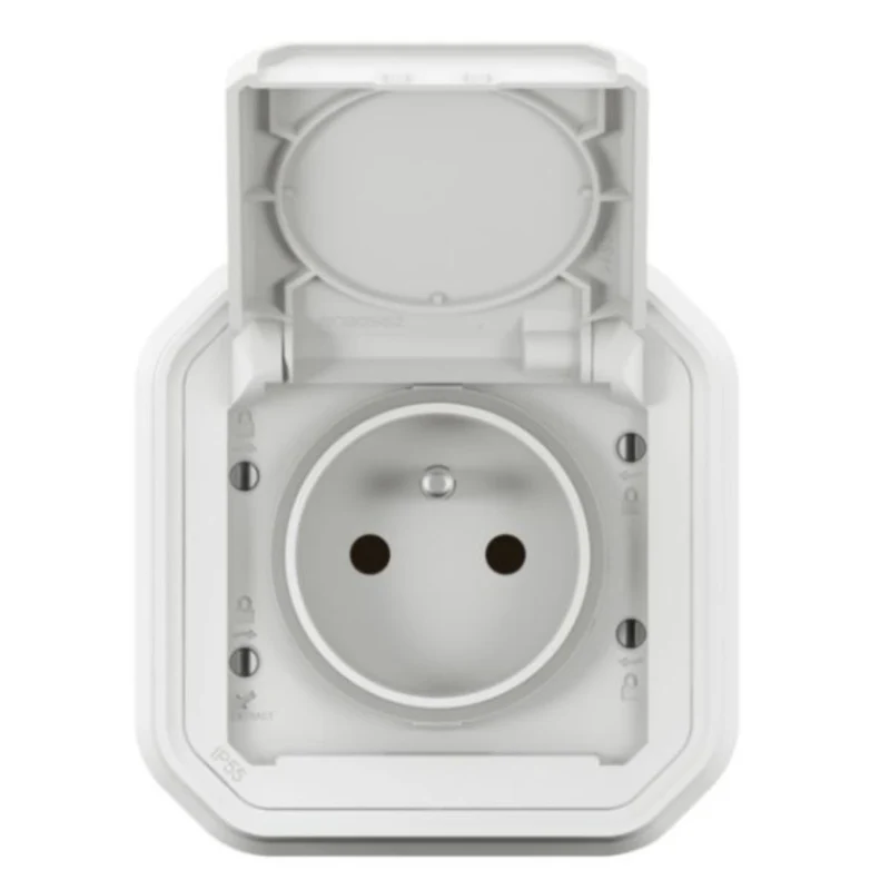 Prise avec terre encastrée Plexo IP55 16A - Legrand