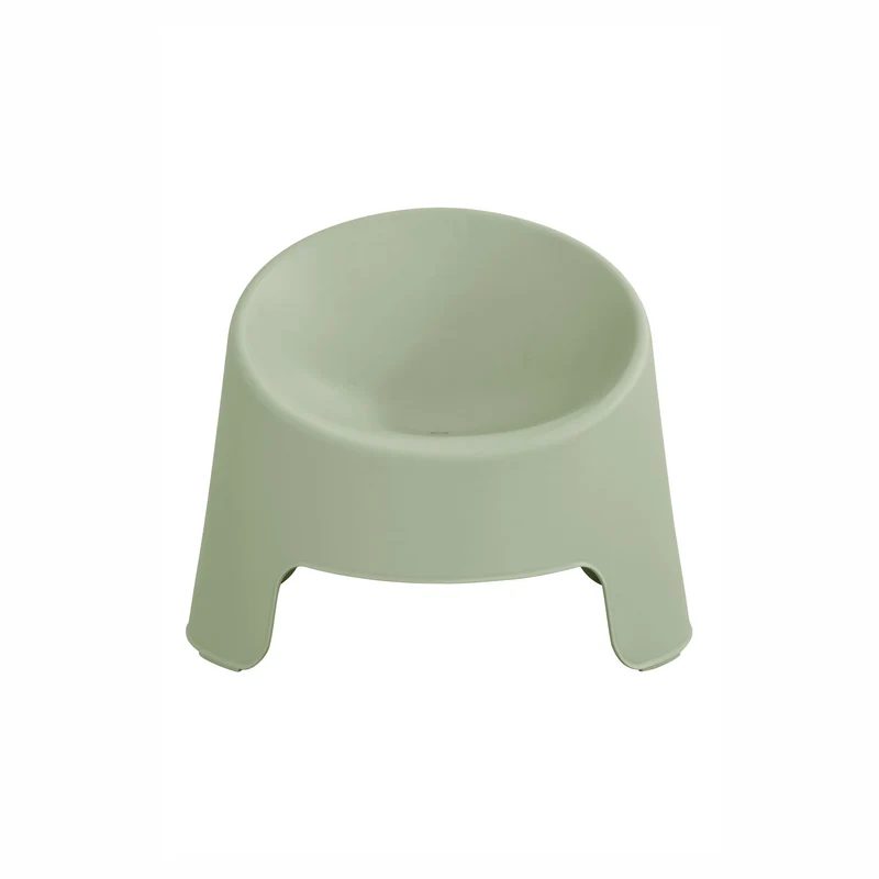 Chaise de terrasses empilable Bubble, vert sauge