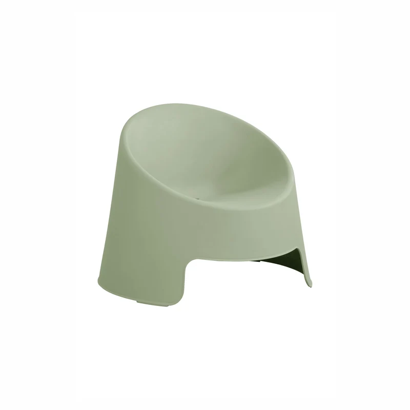Chaise de terrasses empilable Bubble, vert sauge