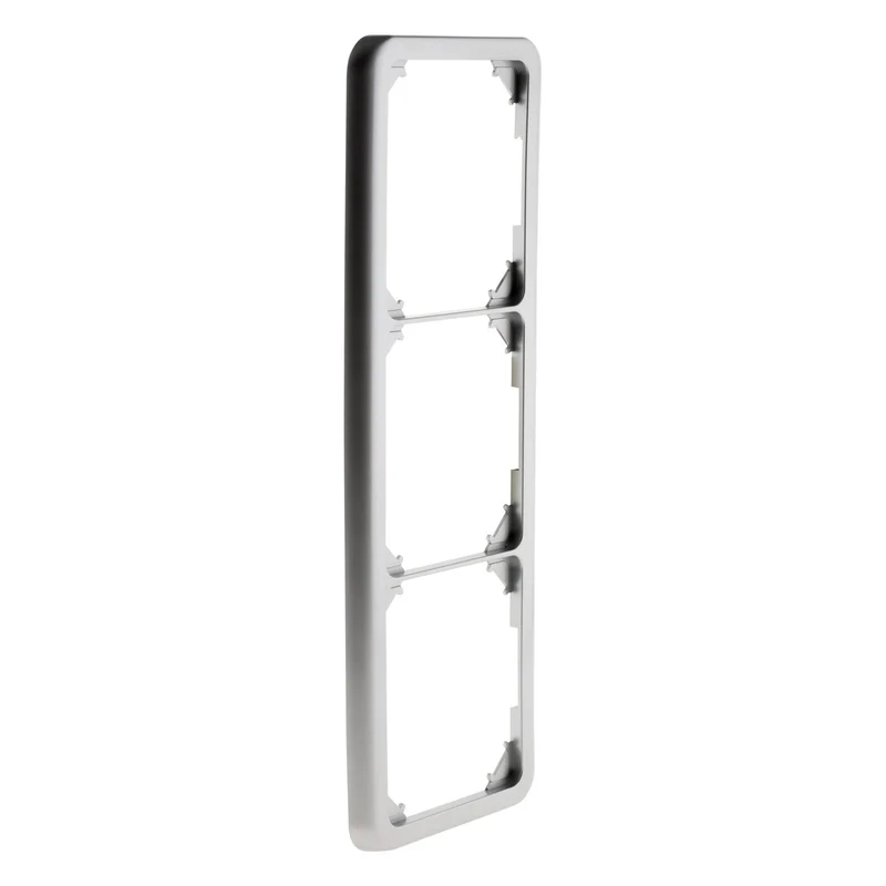 Plaque de finition triple - chrome - Zenitech