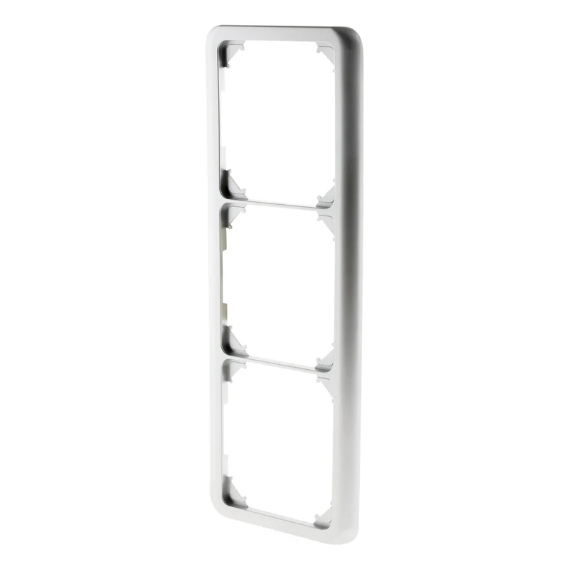 Plaque de finition triple - chrome - Zenitech