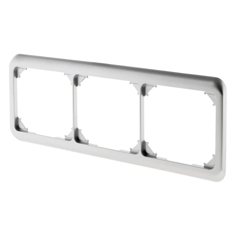 Plaque de finition triple - chrome - Zenitech