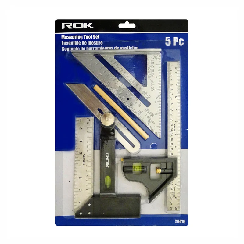 Ensemble d'outils de mesure, 5 pièces