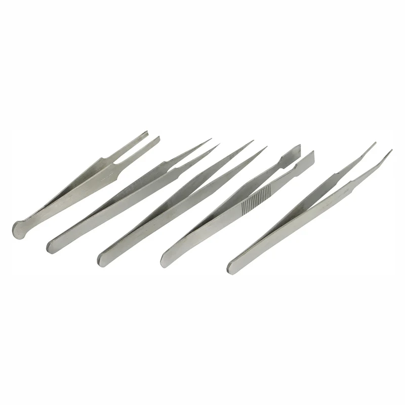 Ensemble de pinces de précision, 5 pièces