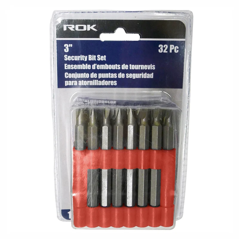 Ensemble d’embouts de tournevis, 3" (32 pièces)
