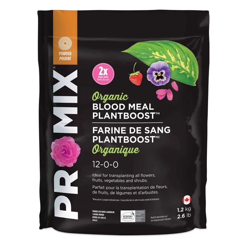 Farine de sang organique PLANTBOOST 12-0-0, 1,2 kg