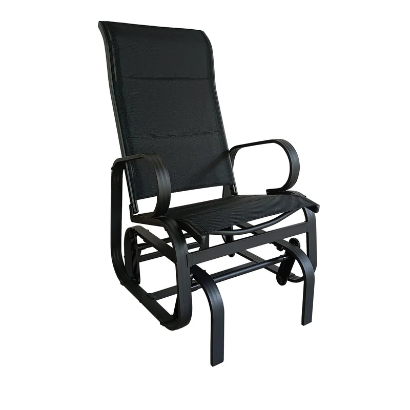 Chaise oscillante, noir