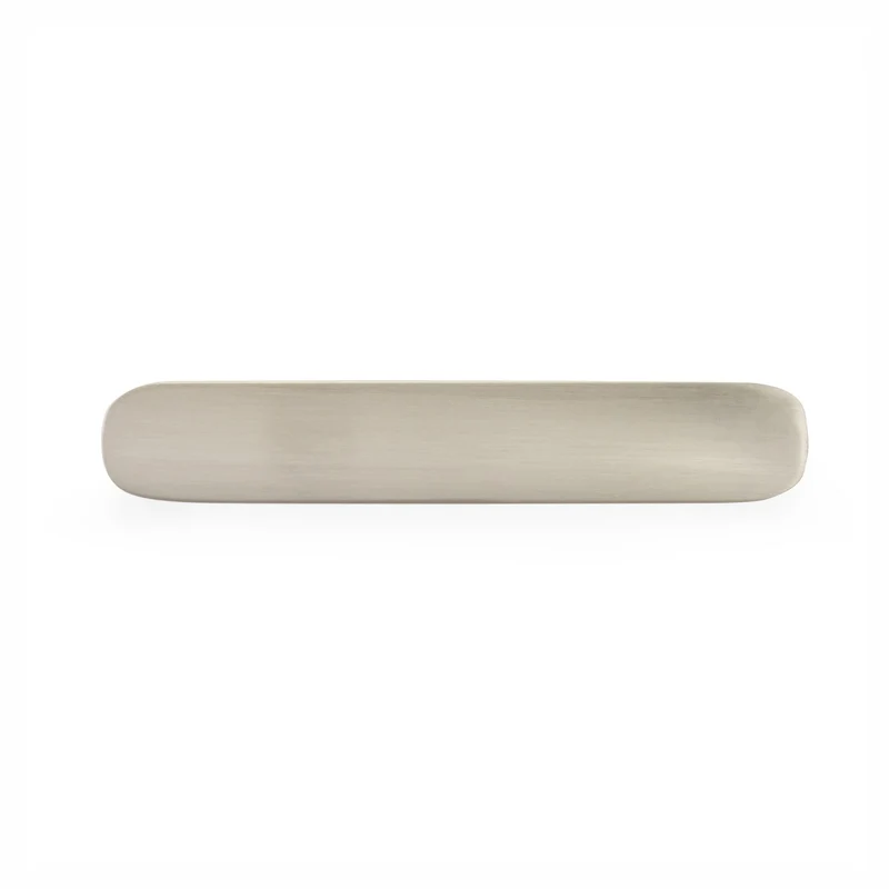 Poignée Imperia en métal nickel brossé, 96 mm C/C