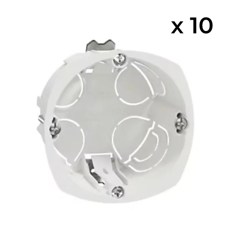 Lot de 10 boîtes encastrement Ø67mm - Multifix - Schneider Electric
