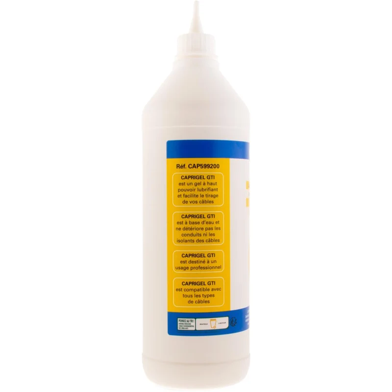 Lubrifiant pour gaines et conduits électriques 1L - Caprigel