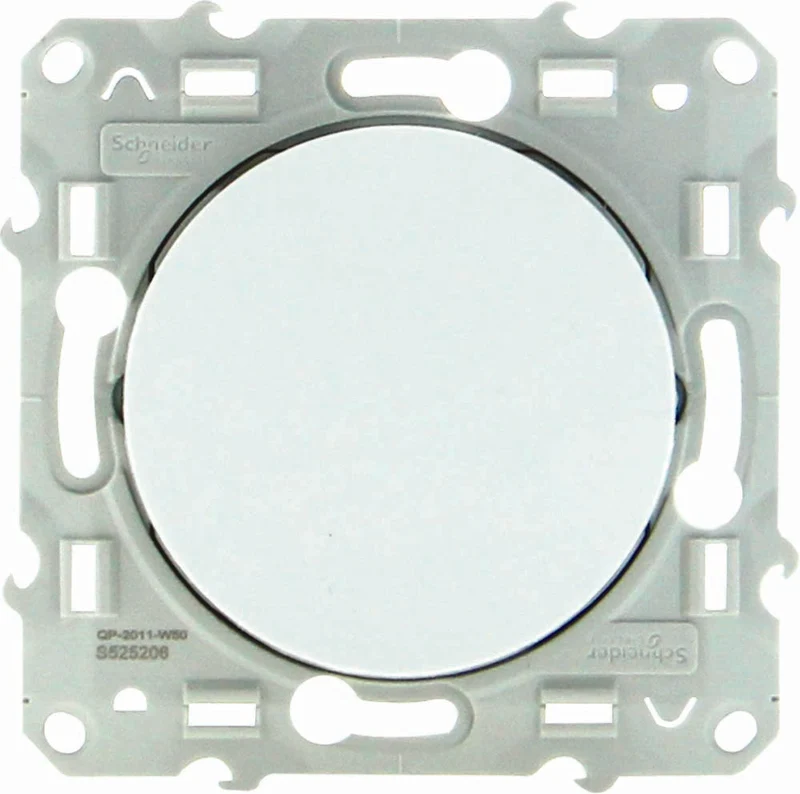 Bouton poussoir 10A à vis - Odace - Schneider