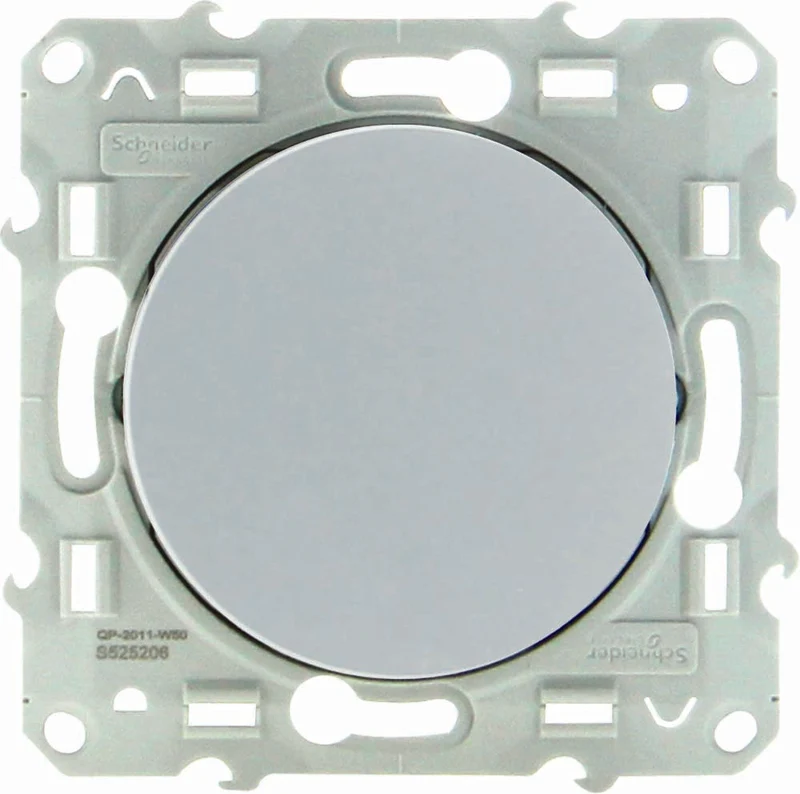 Bouton poussoir 10A à vis - Odace - Schneider