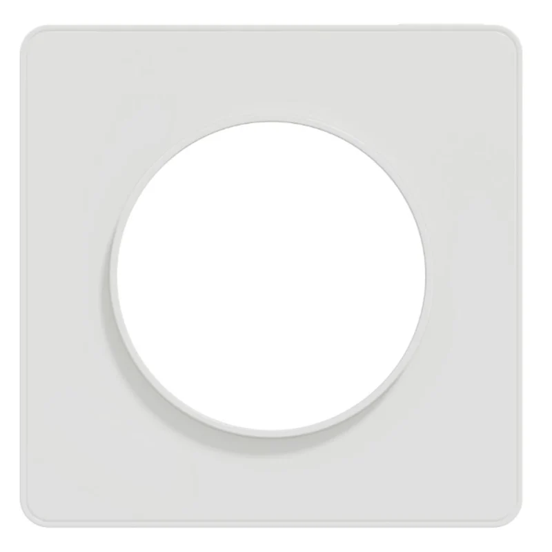 Plaque 1 poste horizontale/verticale - Odace Touch - Schneider