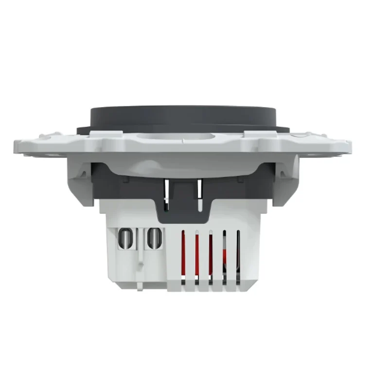 Double chargeur USB A+C 12W anthracite encastré - Ovalis - Schneider