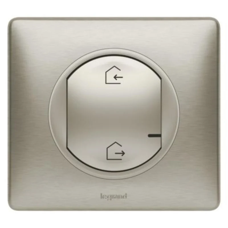 Commande générale sans fil Départ/Arrivée pour installation connectée - Céliane with Netatmo titane - Legrand