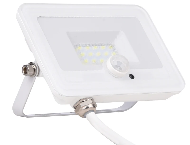 Projecteur plat + détecteur de mouvement IP65 - Voltman