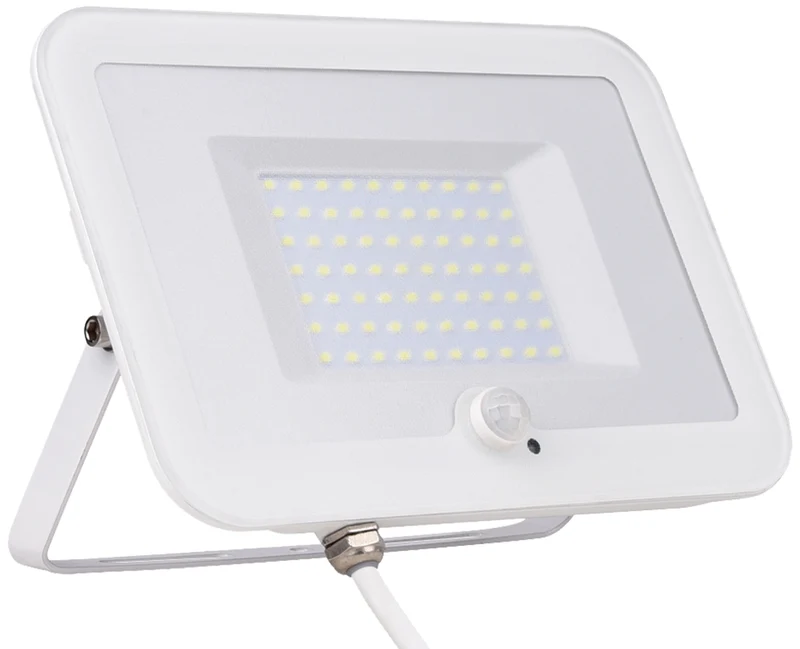 Projecteur plat + détecteur de mouvement IP65 - Voltman