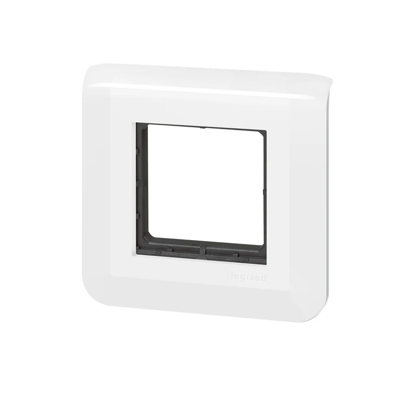 Plaque de finition avec support (vis) 2 modules - Mosaic - Legrand