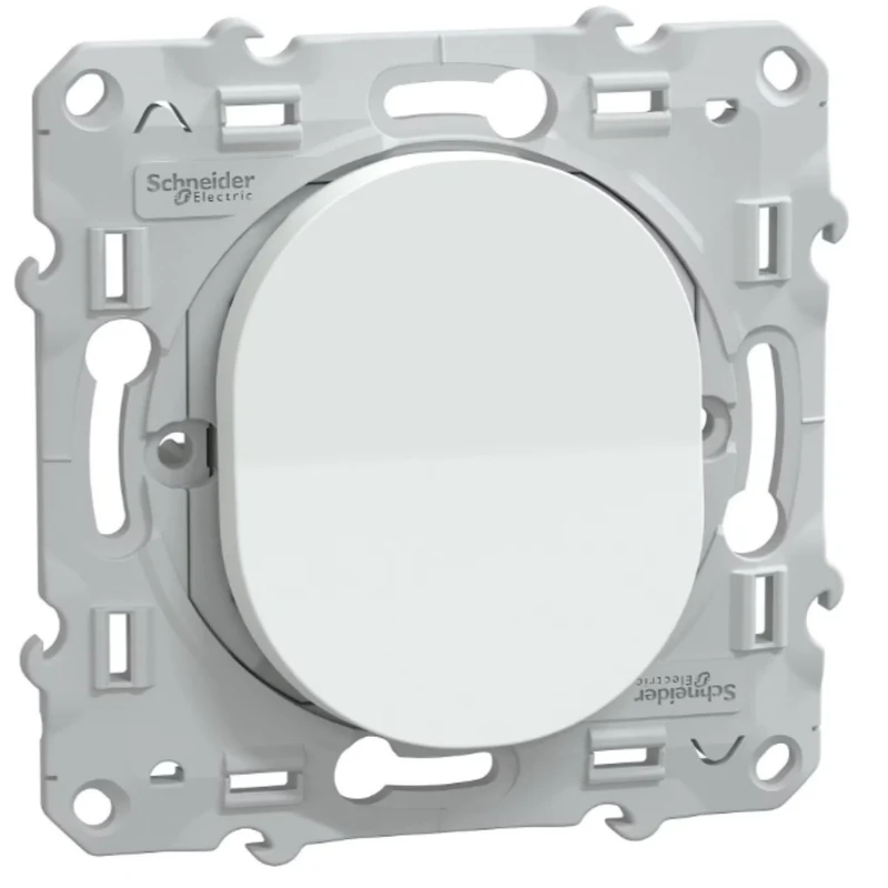 Bouton poussoir fermeture 10A - Ovalis - Schneider