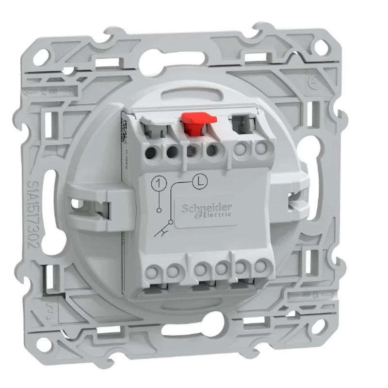 Bouton poussoir fermeture 10A - Ovalis - Schneider