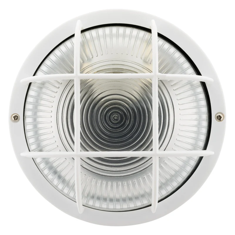 Hublot rond d'extérieur 5W IP44 avec ampoule LED - Blanc - Elexity