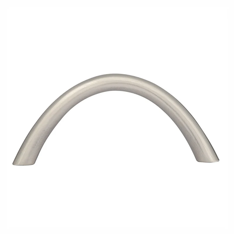 Poignée Utopia en métal nickel brossé, 96 mm C/C (10 unités)