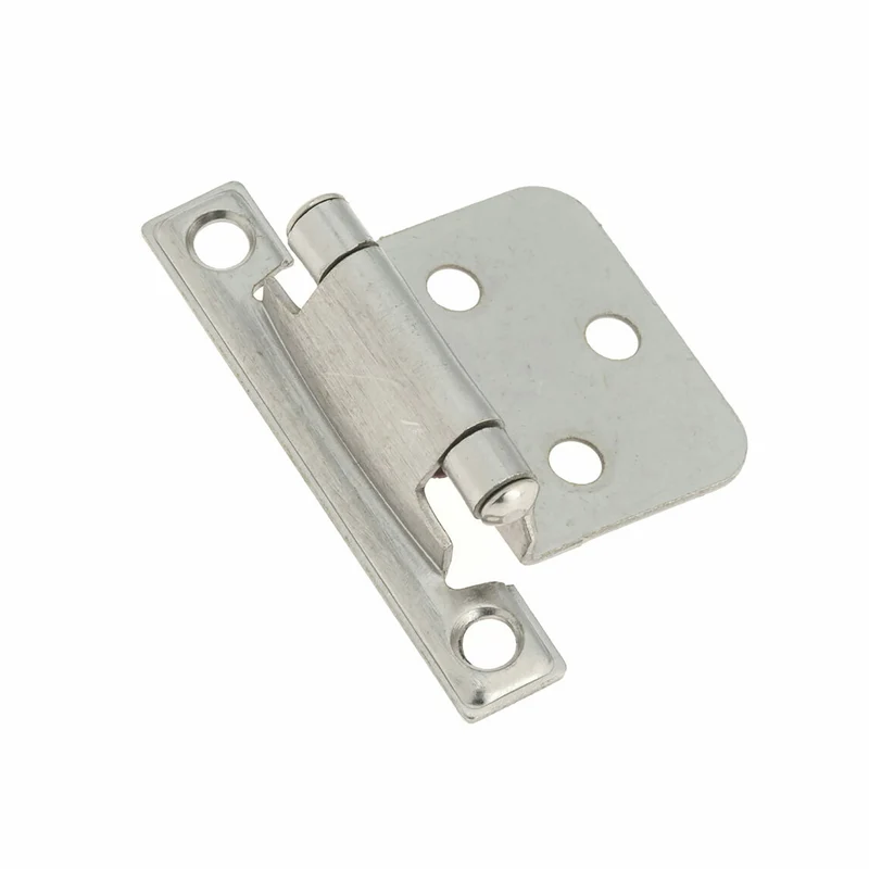 Penture à ressort en métal nickel brossé, 2 unités
