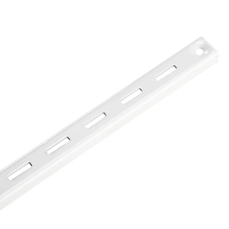 Crémaillère blanche pour étagère, 4'