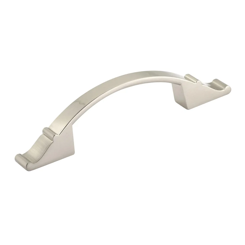 Poignée traditionnelle # 2606 en métal nickel brossé, 3'' C/C