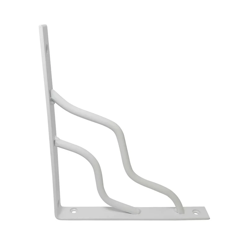Support blanc et décoratif à tablette # 4974, 8'' x 7''