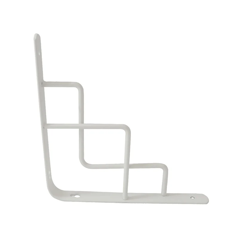 Support blanc et décoratif à tablette # 4972, 8'' x 8''