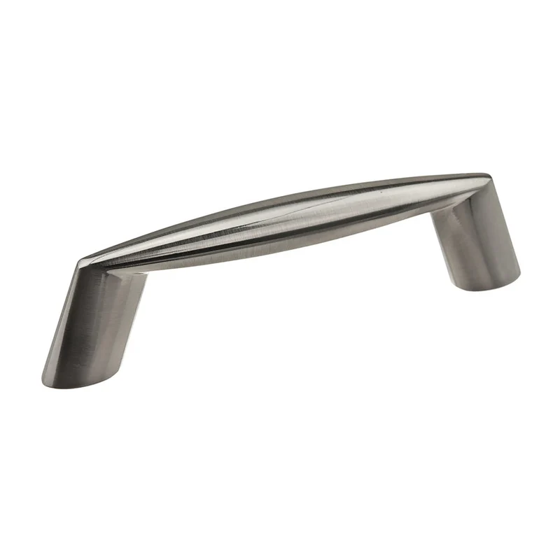 Poignée contemporaine # 805 en métal nickel brossé, 3'' C/C