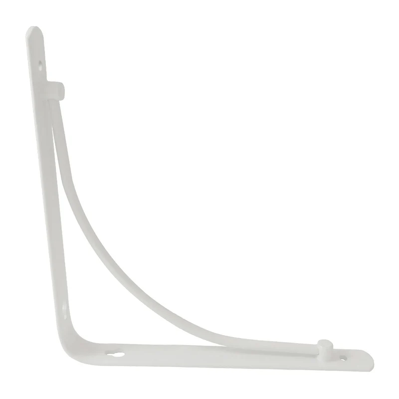Support blanc et décoratif à tablette # 4971, 8'' x 8''