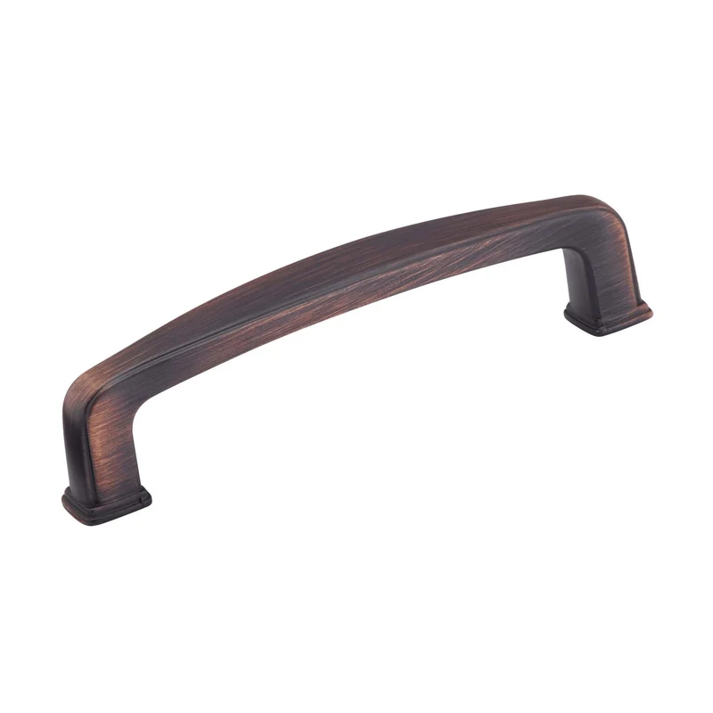 Poignée transitionnelle en métal bronze huilé brossé # 810, 96 mm C/C