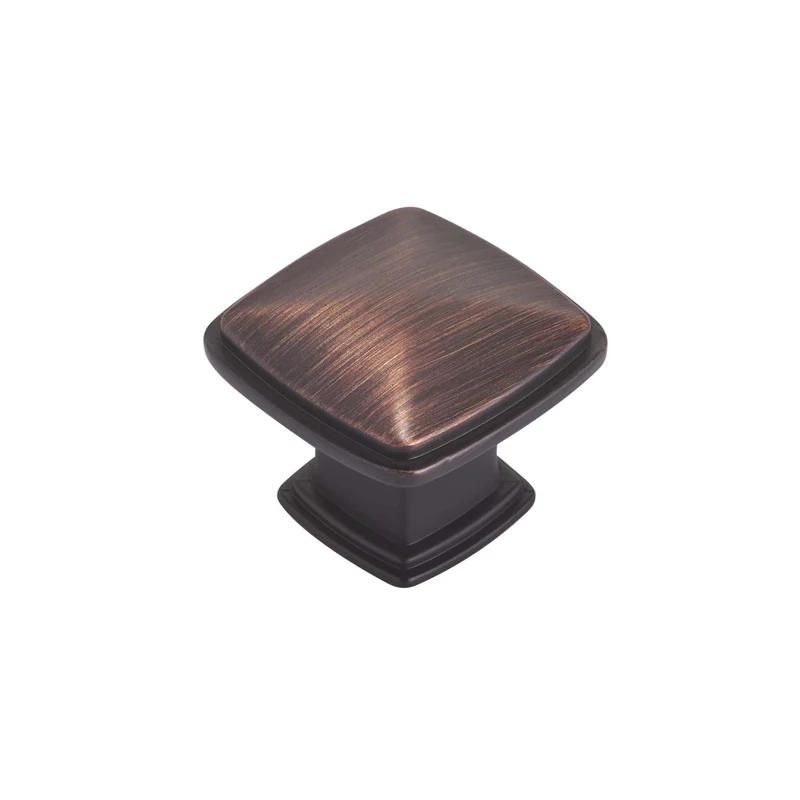 Bouton transitionnel en métal bronze huilé brossé, # 810