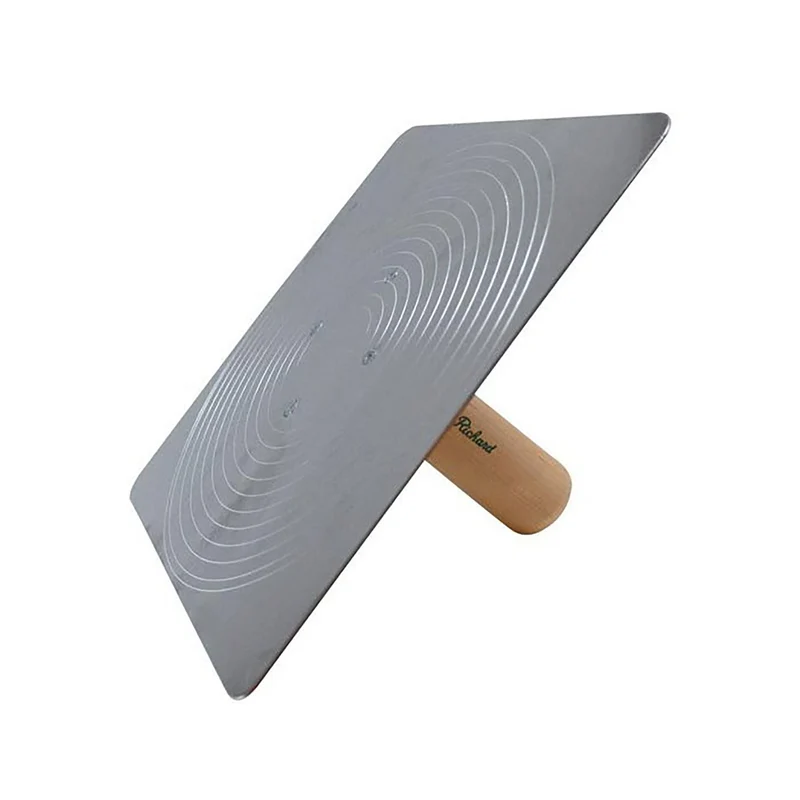 Taloche en aluminium avec manche en bois, 25,4 cm x 25,4 cm (10'' x 10'')