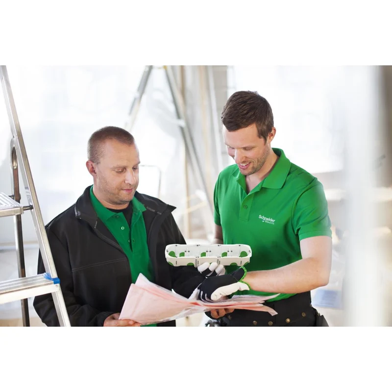Boîte centre DCL avec couvercle non affleurant - Multifix Air - Schneider