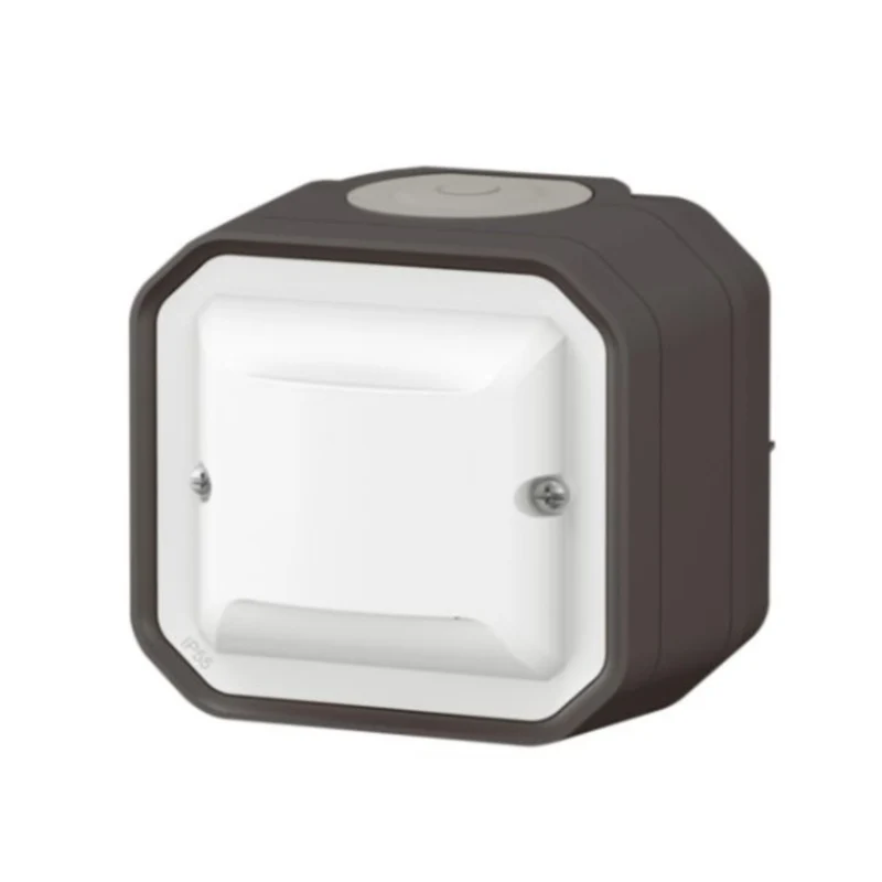 Détecteur mural LED complet - Plexo - 100W - Anthracite - Legrand