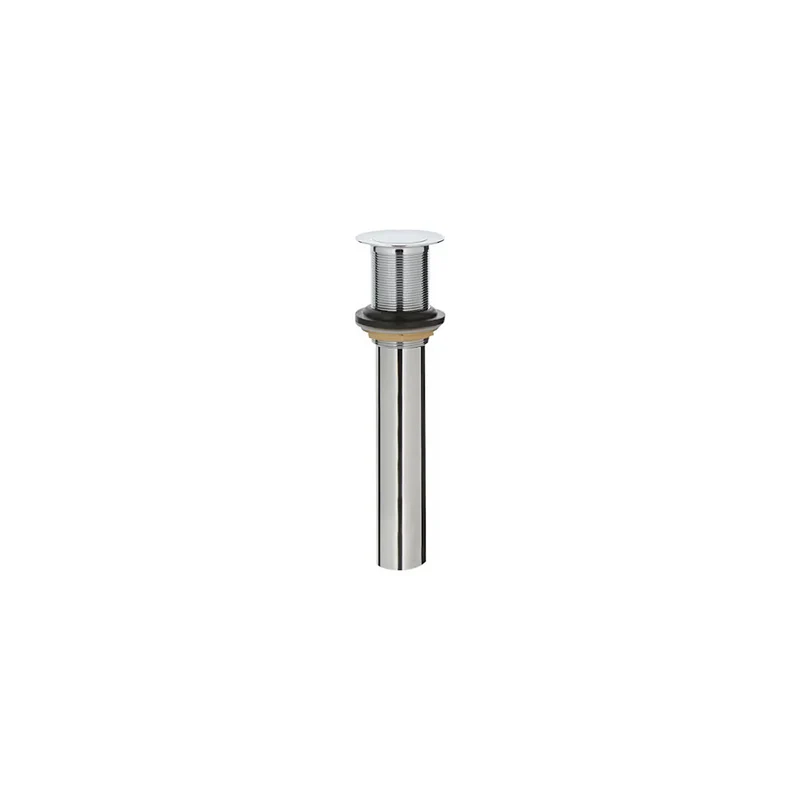 Bonde escamotable pour lavabo sans trop-plein, 1-1/4" x 8" (chrome)