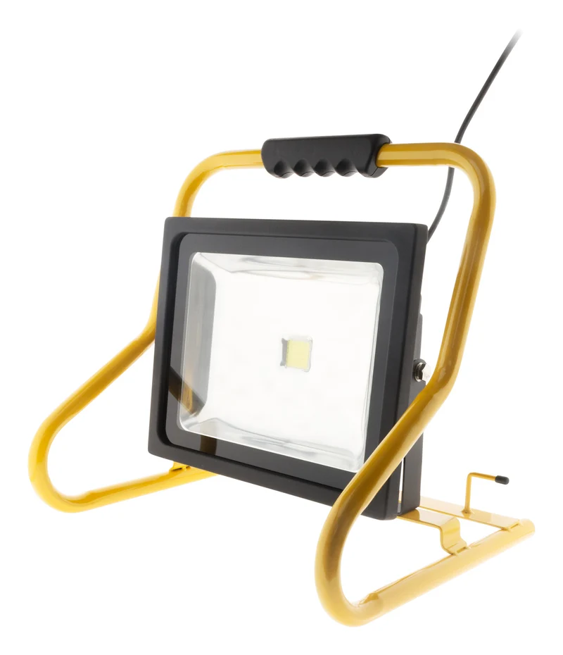 Projecteur LED 50W Chantier IP65 - Jaune - Zenitech