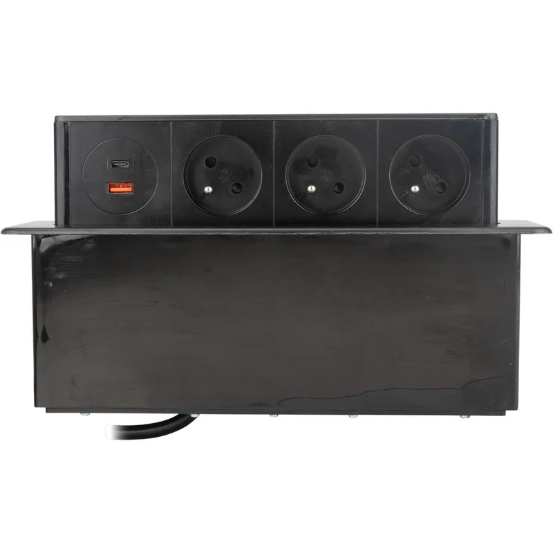 Multiprise encastrable 2/3 prises + 2USB - Otio